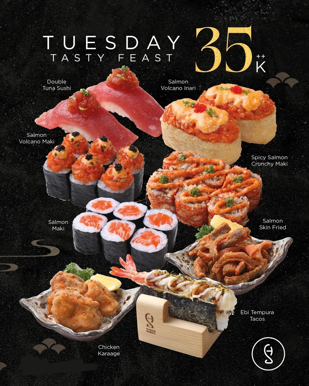 Promo Sushi Hiro Salmon, Tasty, dan Full Feast Mulai Dari Rp 25.000++ - Image 3