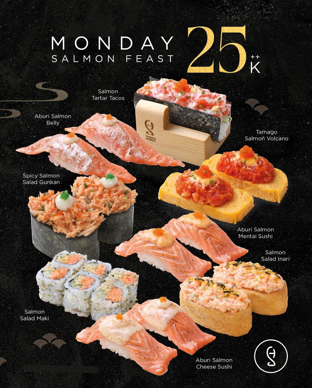 Promo Sushi Hiro Salmon, Tasty, dan Full Feast Mulai Dari Rp 25.000++ - Image 2