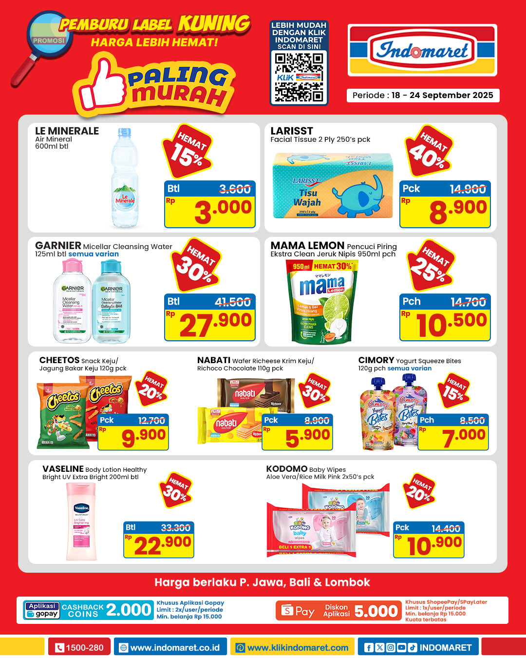Promo Indomaret Paling Murah 18 - 24 September 2025