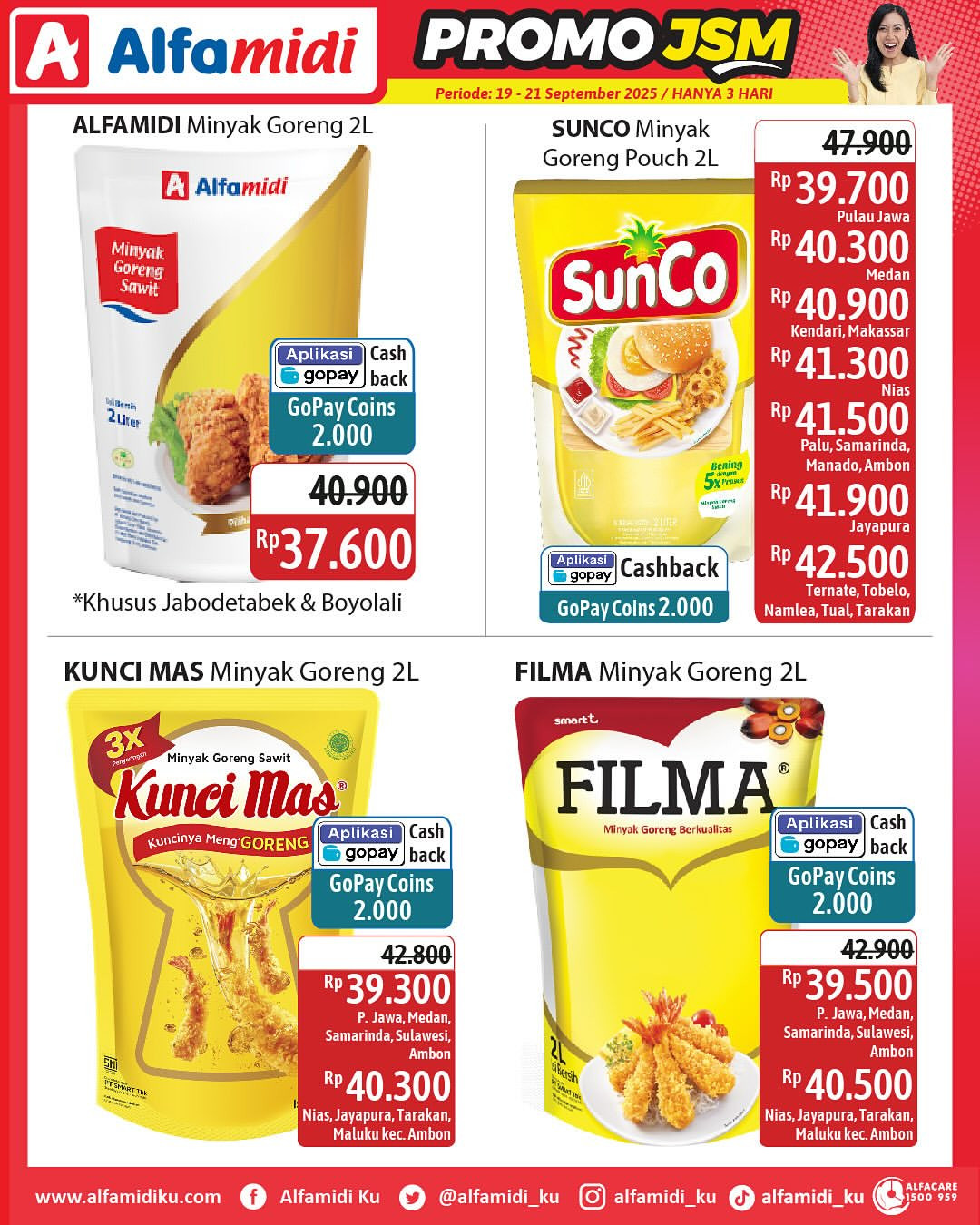 Promo Alfamidi JSM Periode 19 - 21 September 2025