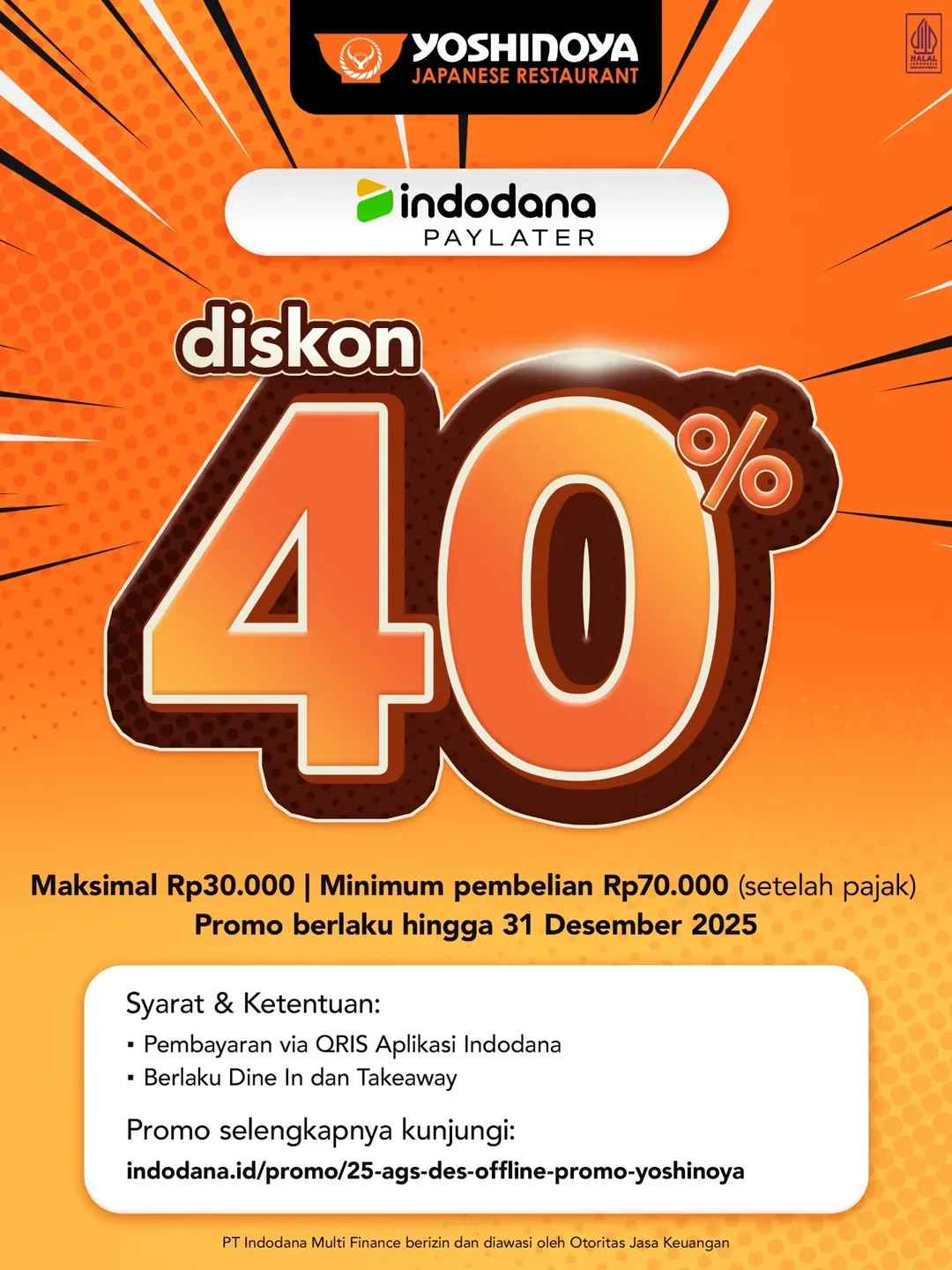 Promo Yoshinoya Spesial Bank dan Paylater 2025 - Image 11