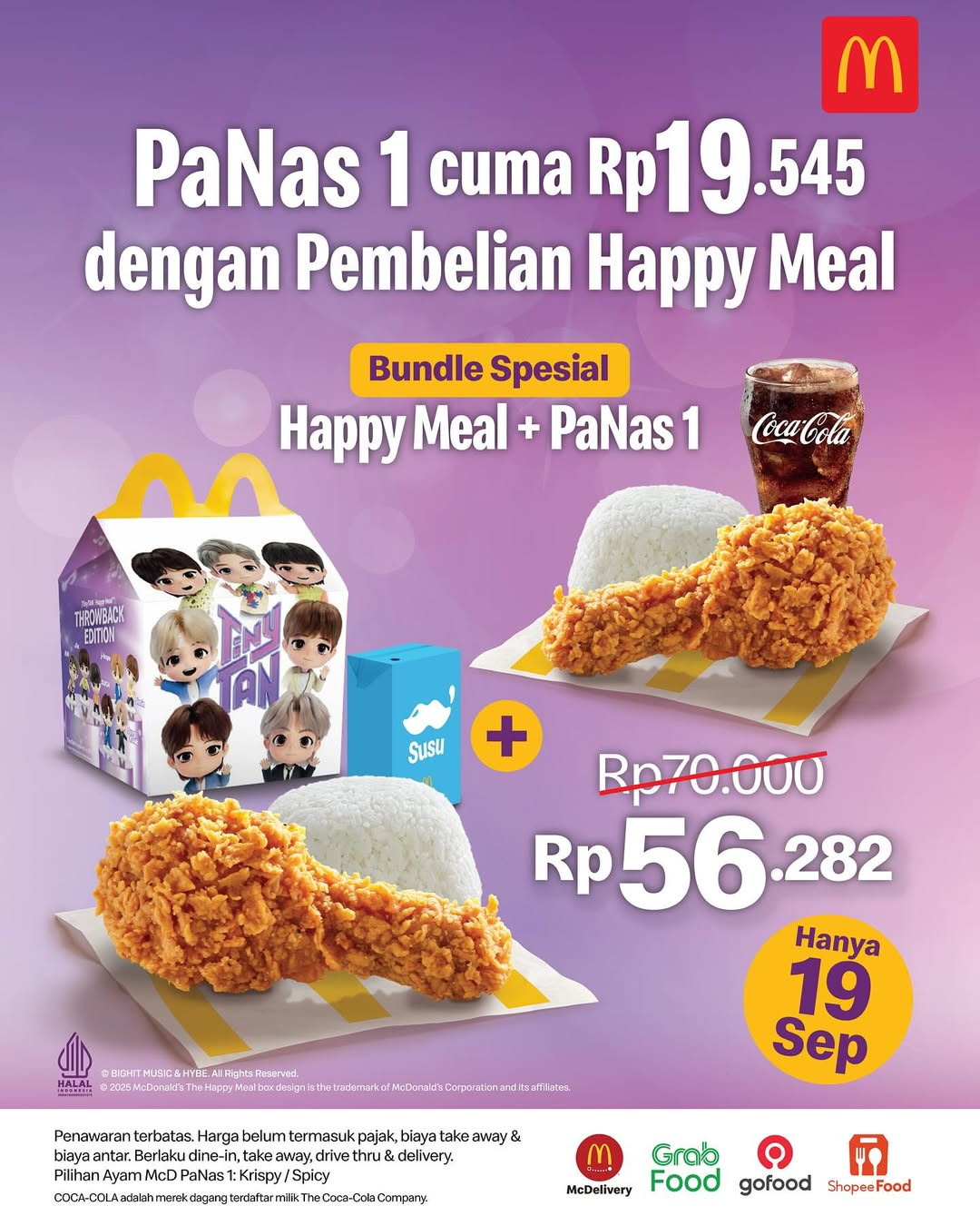 Promo McDonalds PaNas 1 Hanya Rp 19.545 Tiap Pembelian Happy Meal - Image 2