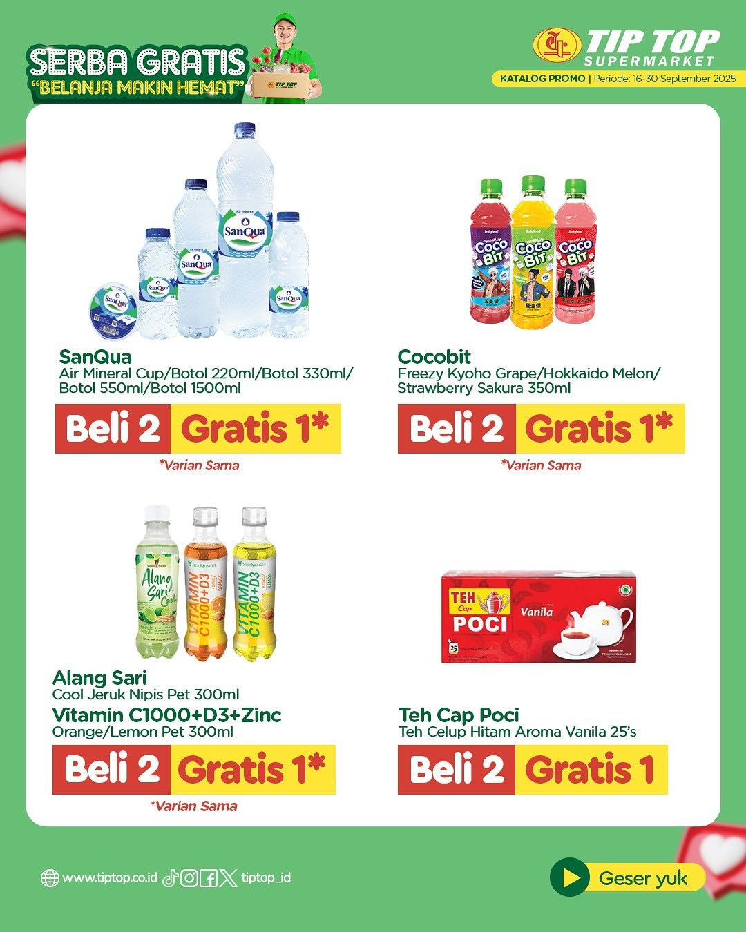 Promo Tip Top Serba Gratis 16 - 30 September 2025 - Image 3