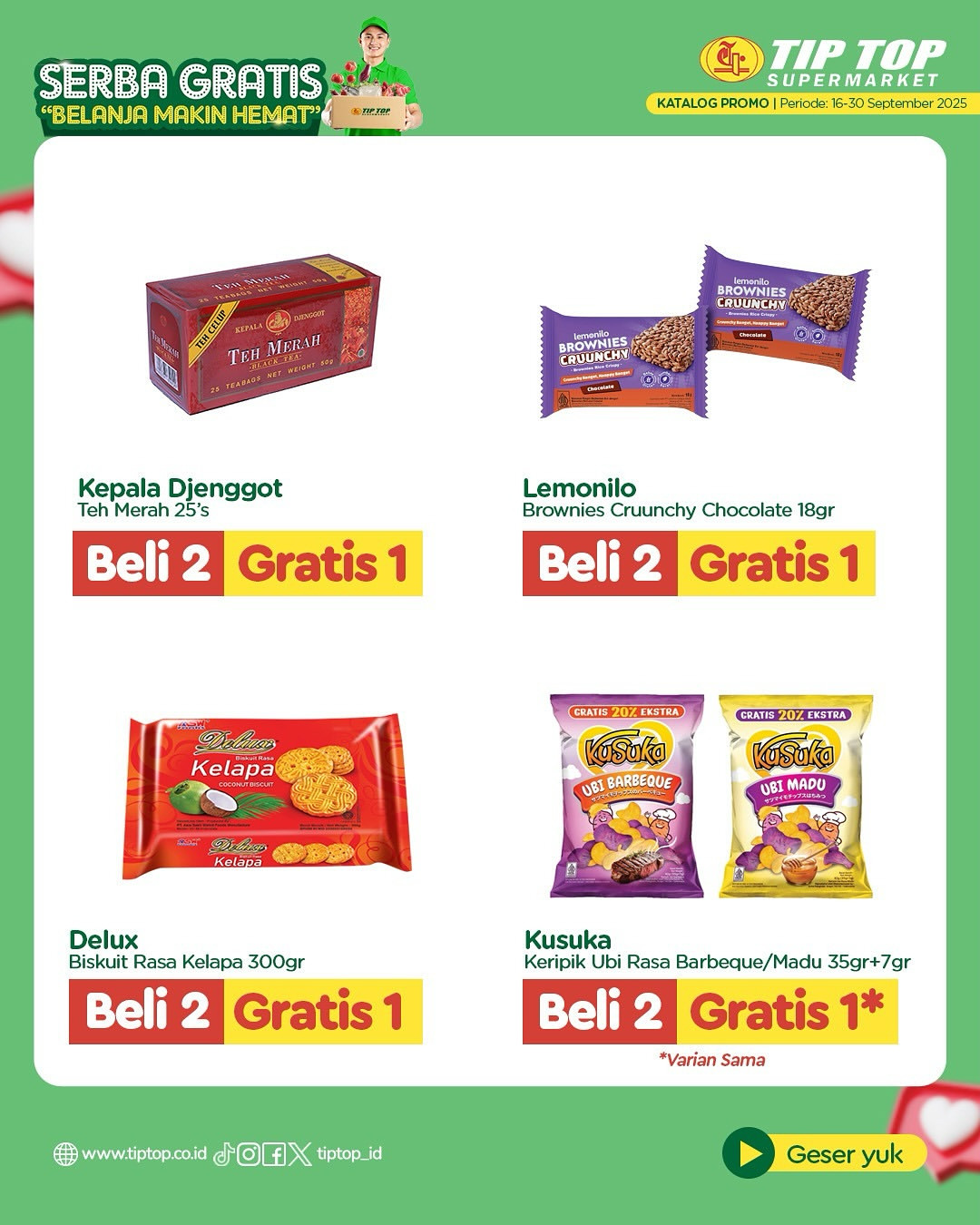 Promo Tip Top Serba Gratis 16 - 30 September 2025 - Image 4