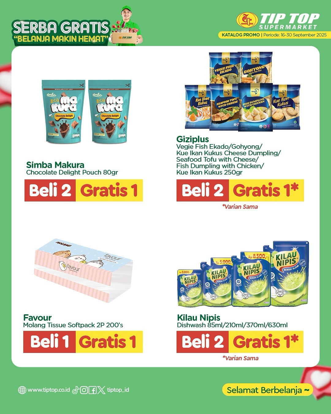 Promo Tip Top Serba Gratis 16 - 30 September 2025 - Image 5