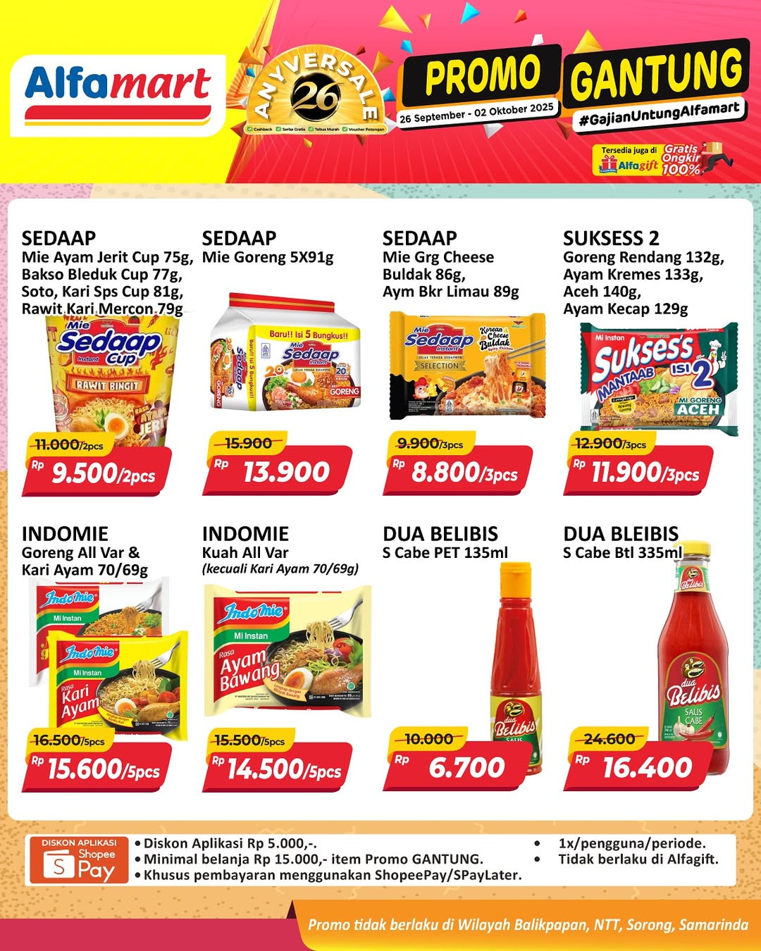 Promo Alfamart Gantung JSM Periode 26 September - 2 Oktober 2025 - Image 7