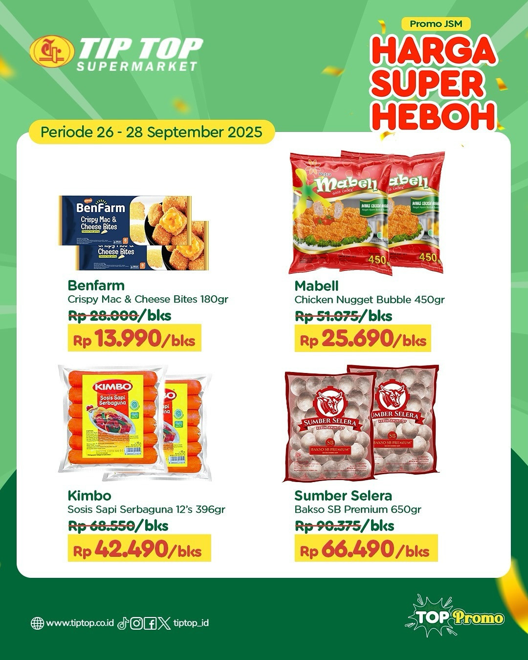 Promo Tip Top JSM Harga Super Heboh Periode 26 - 28 September 2025 - Image 6
