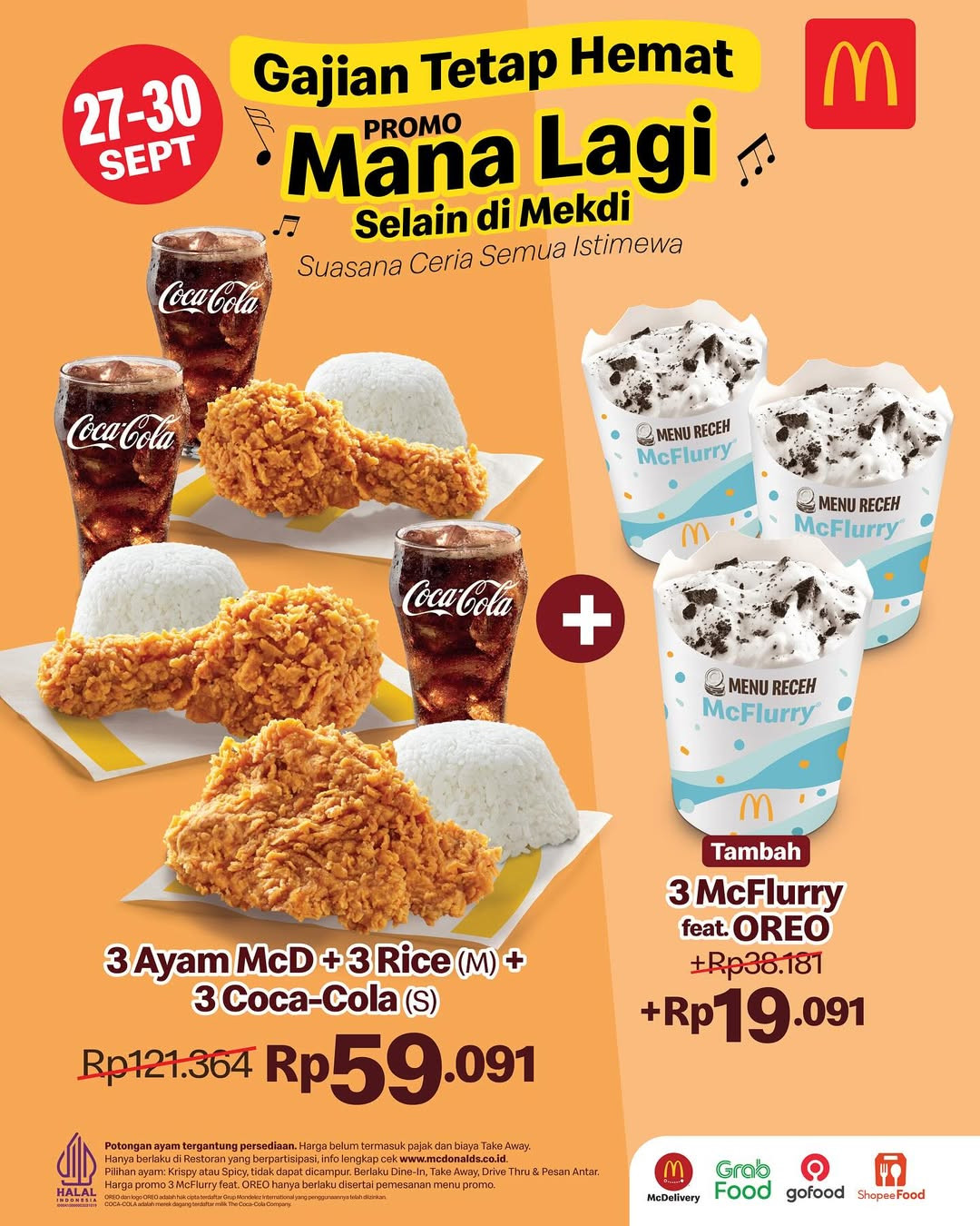 Promo McDonalds Mana Lagi 27 - 30 September 2025