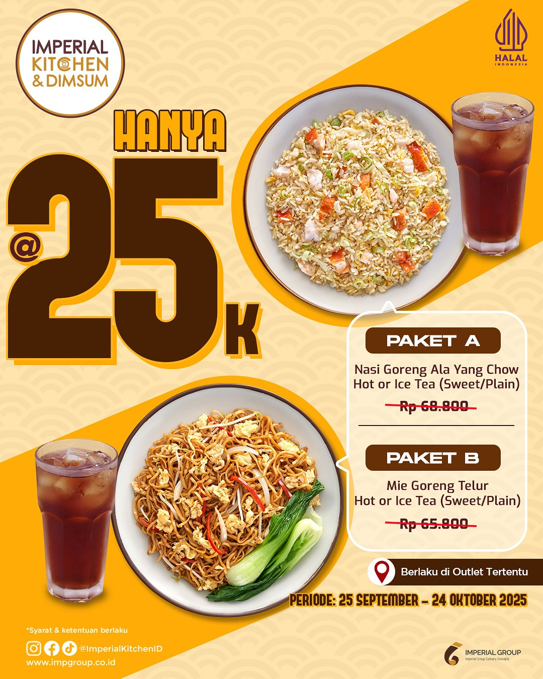 Promo Imperial Kitchen & Dimsum  Paket Hanya Rp 25.000