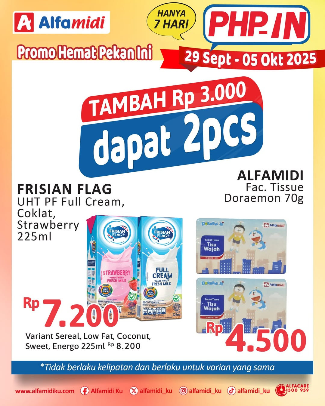 Promo Alfamidi PHPin Periode 29 September - 5 Oktober 2025
