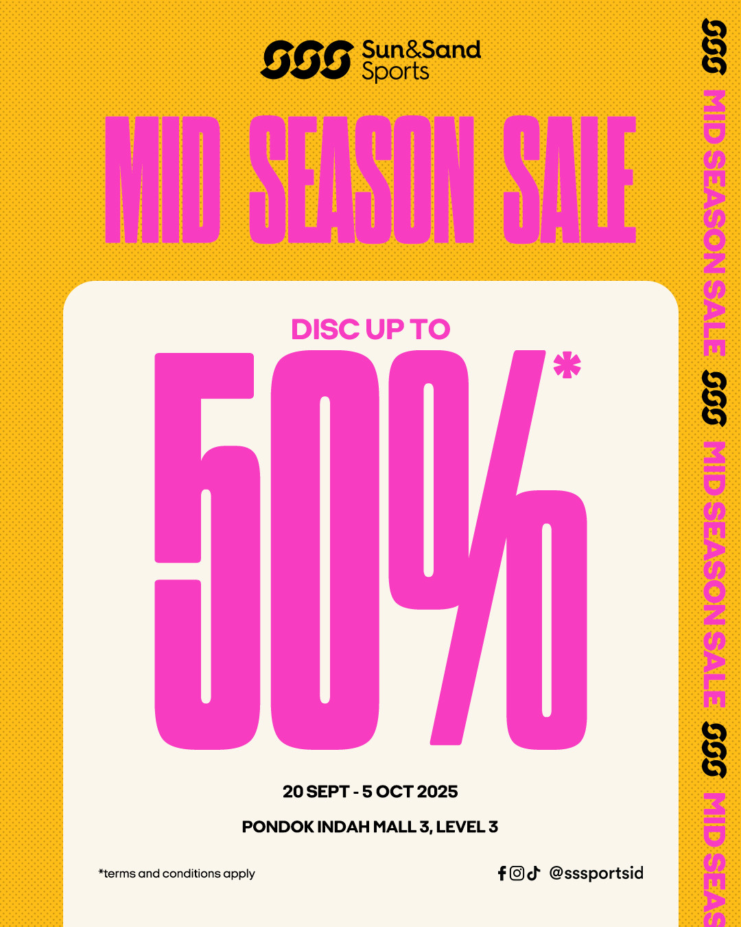 Promo Sun & Sand Sports PIM 3 Mid Year Sale Diskon s/d 50% s/d 5 Oktober 2025 - Image 2