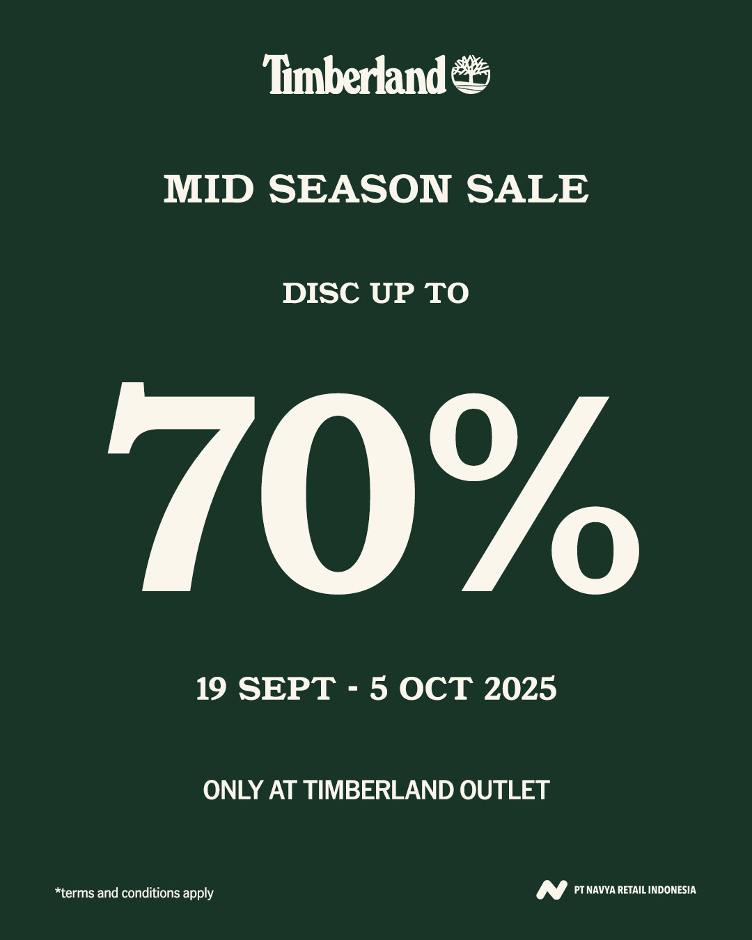 Promo Timberland Mid Season Sale Diskon s/d 70% - Image 2