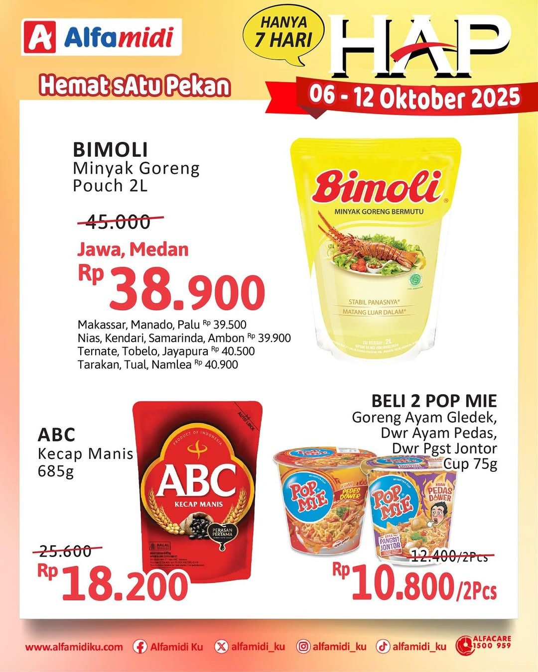 Promo Alfamidi HAP Periode 6 - 12 Oktober 2025