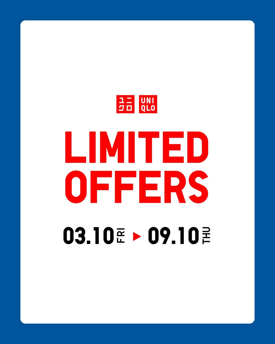 Promo Uniqlo Limited Offers Periode 3 - 9 Oktober 2025 - Image 2