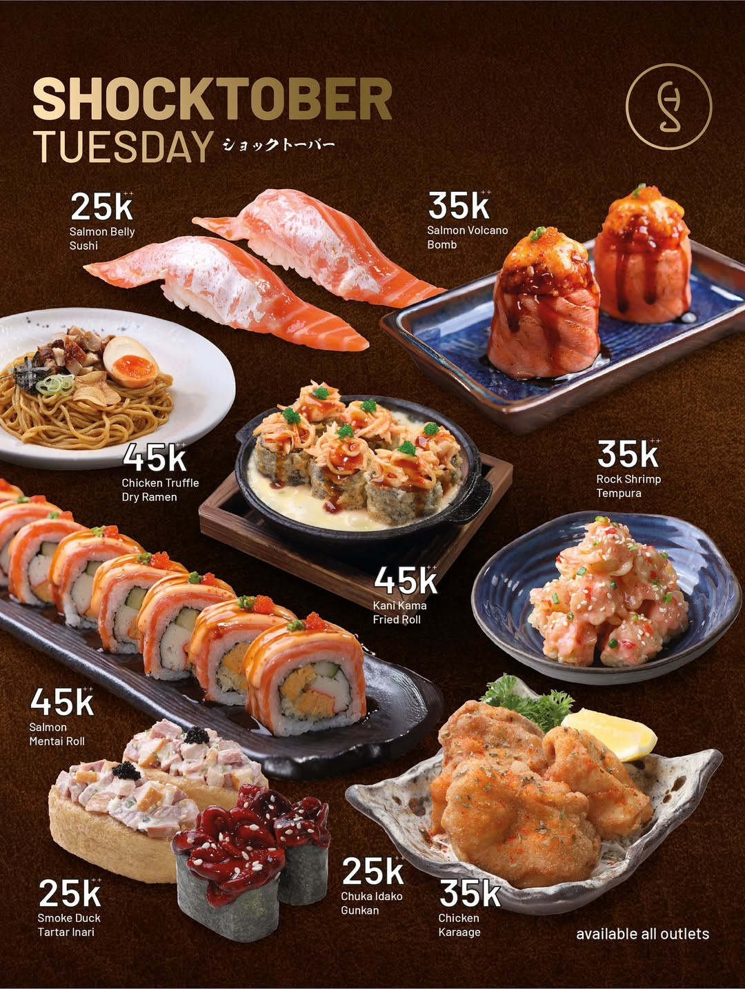 Promo Sushi Hiro Shocktober Monday, Tuesday, and Wednesday Mulai dari Rp 25K - Image 3