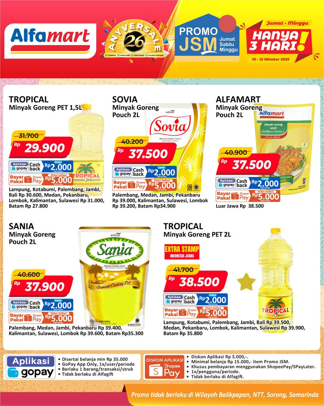 Promo Alfamart JSM Periode 10 - 12 Oktober 2025