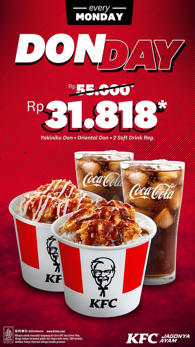 KFC Don Day – Promo Spesial Setiap Hari Senin - Image 2