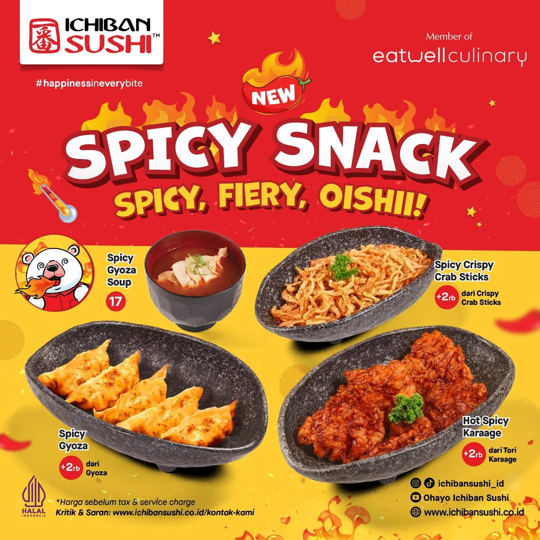 Promo Ichiban Sushi Spicy Snacks