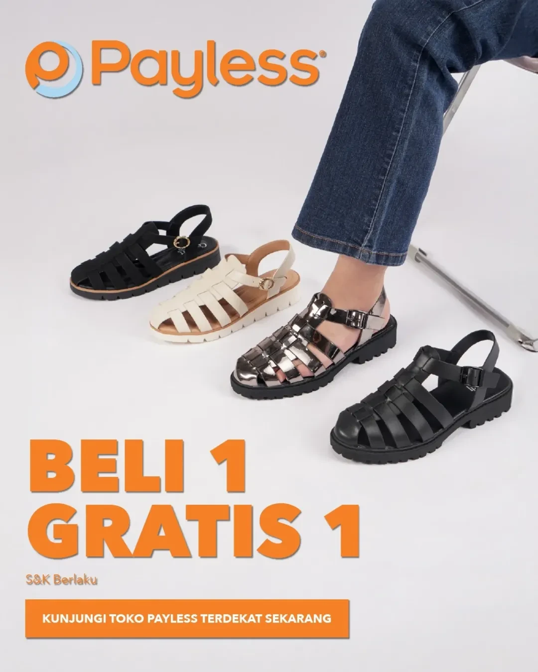 Promo Payless Beli 1 GRATIS 1