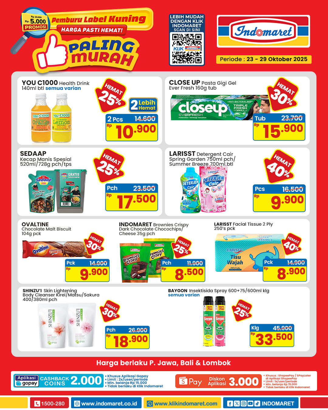 Promo Indomaret Paling Murah 23 - 29 Oktober 2025