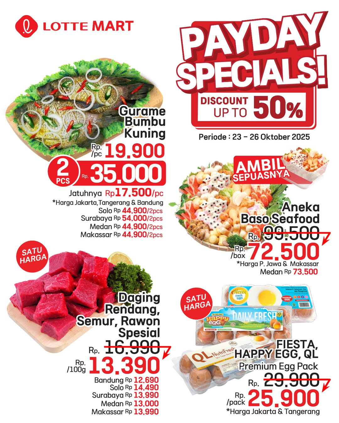 Promo Lottemart Payday Specials Diskon s/d 50% 23 - 26 Oktober 2025 - Image 4