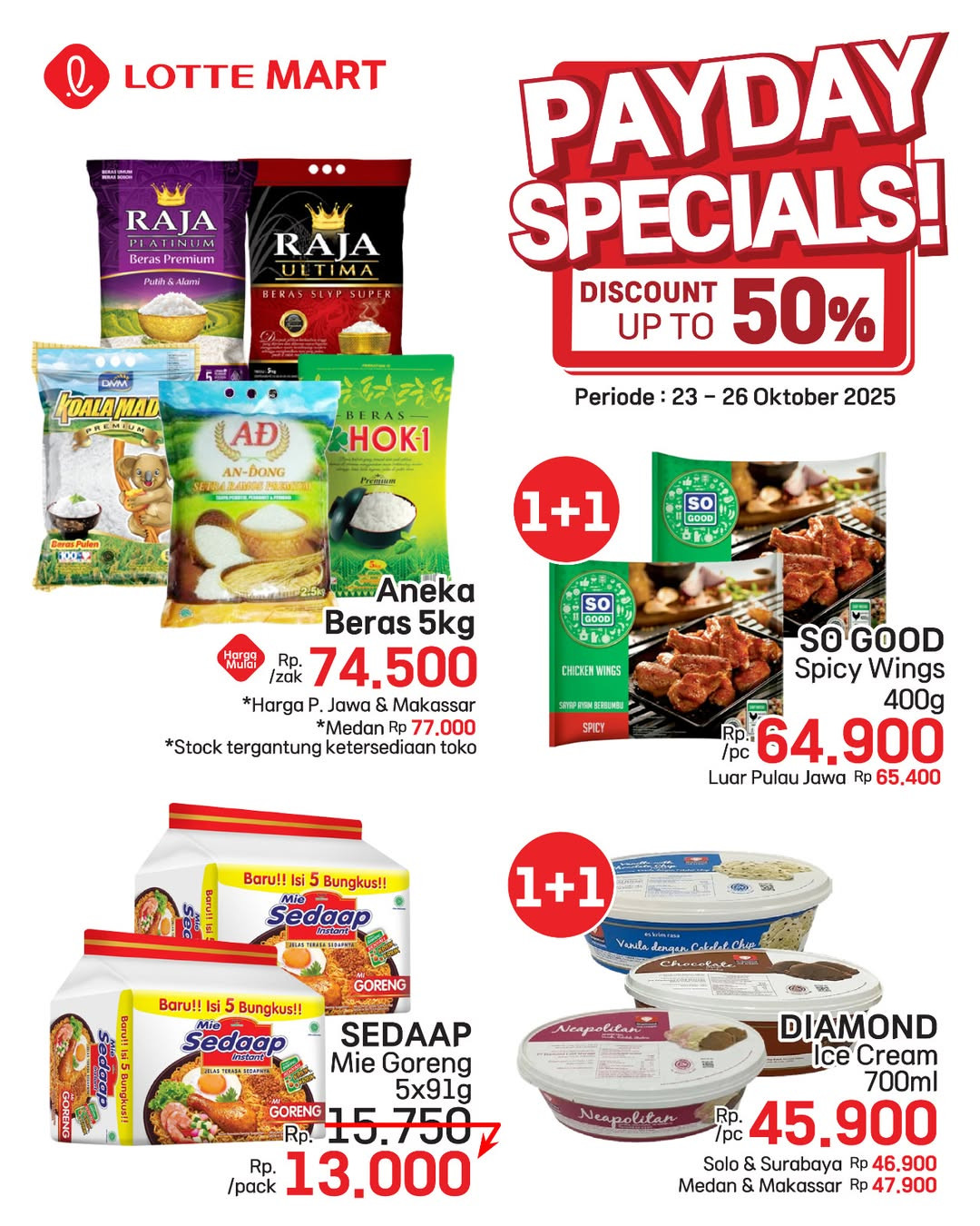 Promo Lottemart Payday Specials Diskon s/d 50% 23 - 26 Oktober 2025 - Image 5