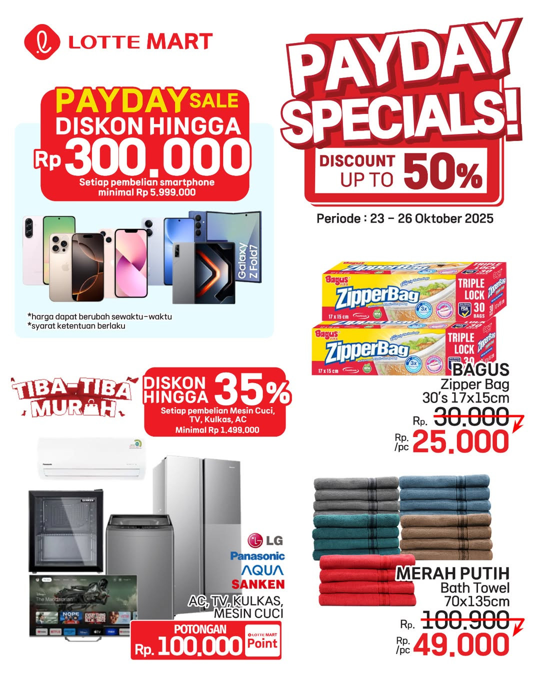 Promo Lottemart Payday Specials Diskon s/d 50% 23 - 26 Oktober 2025 - Image 10