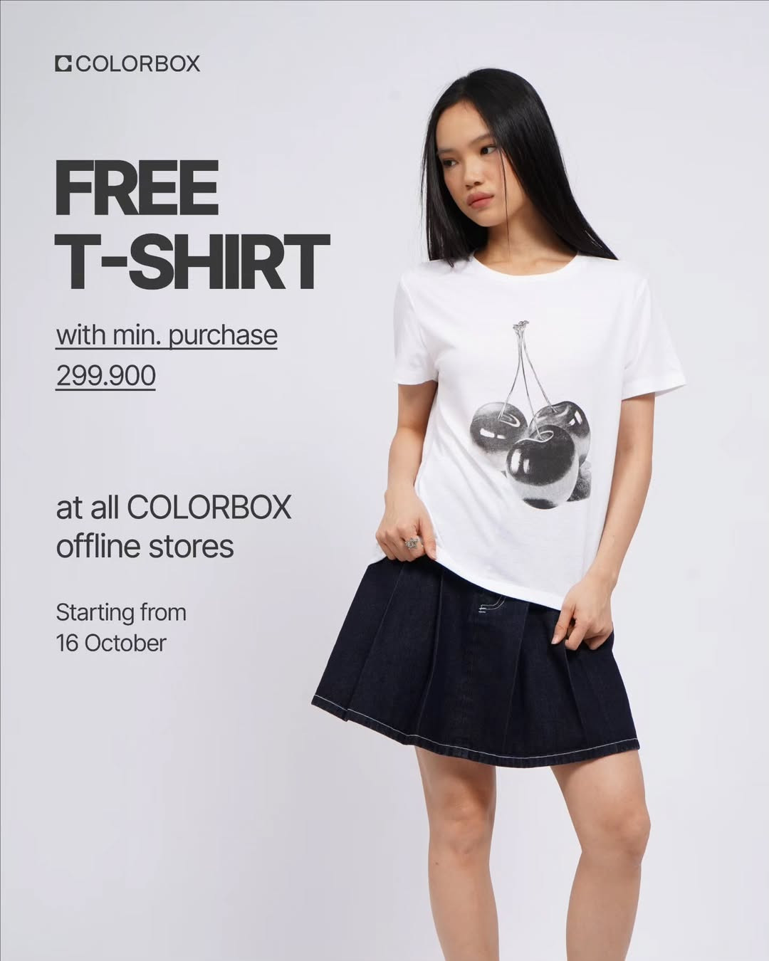 Promo Colorbox FREE T-Shirt Tiap Pembelian Min. Rp 299.900 - Image 2
